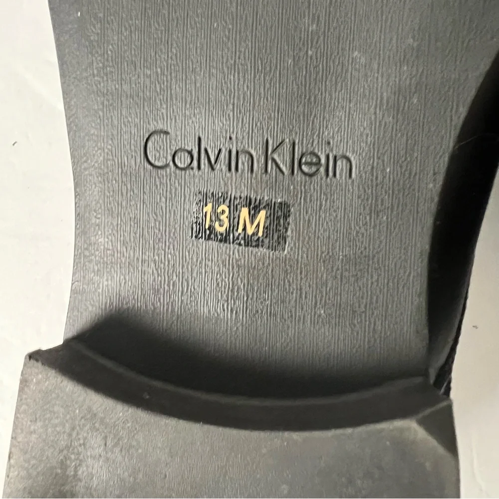 Calvin Klein Brodie Oxford Classic Men Dress Shoe, Size 13M,‎ Black, Like New